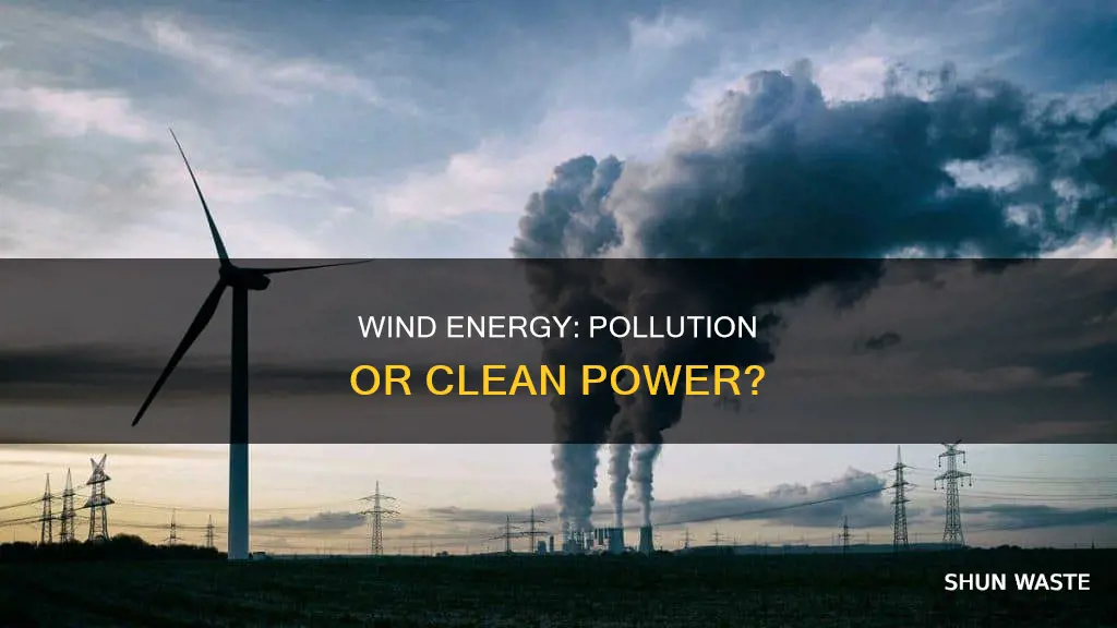 does wind energy create pollution