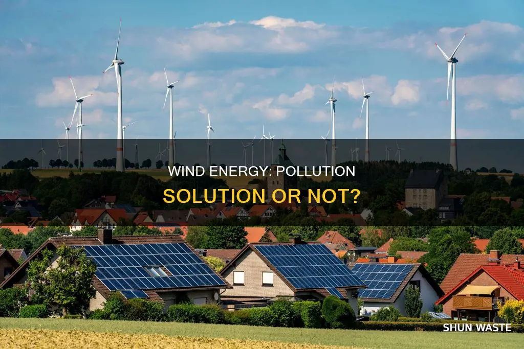 does wind energy help fix pollution