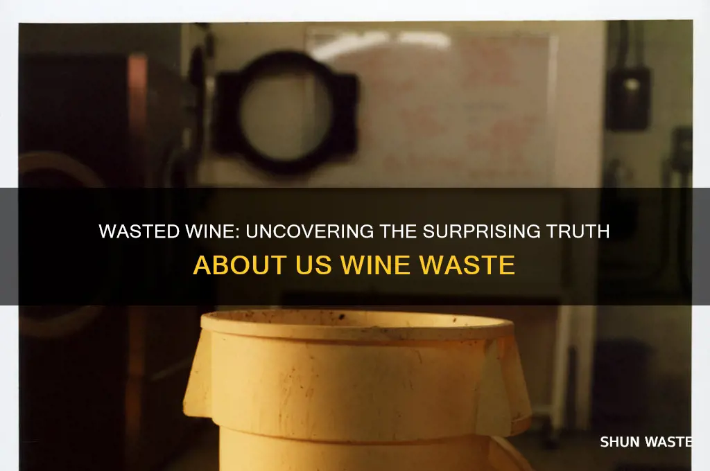 does wine go to waste in the us