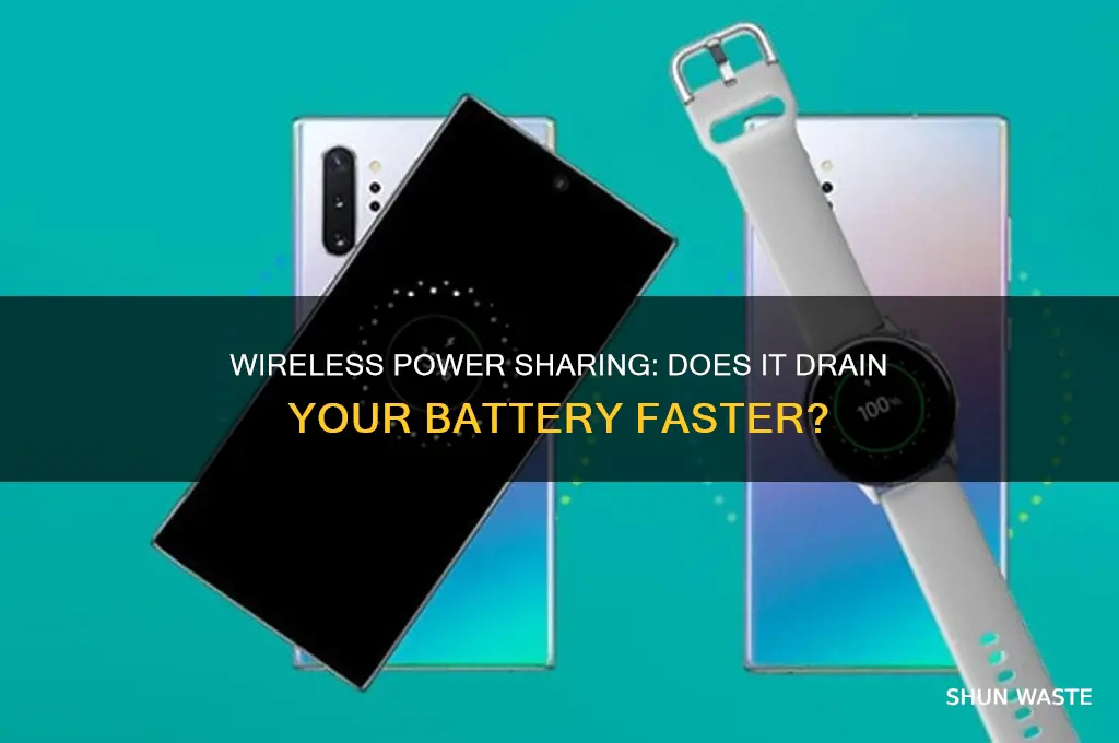 does wireless power share waste your own battery