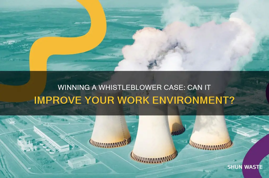 does work environment get better if you win whistleblower case