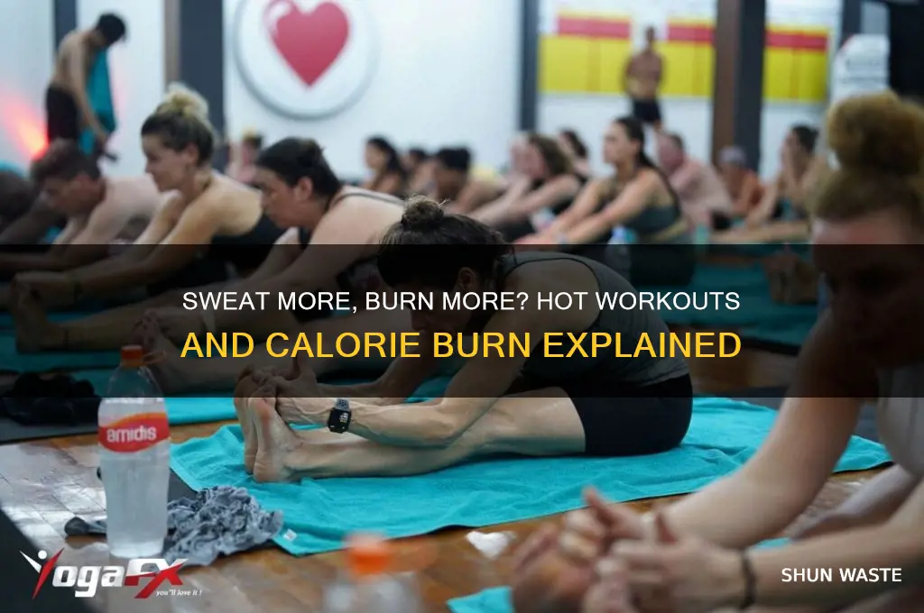 does working out in a hot environment burn more calories