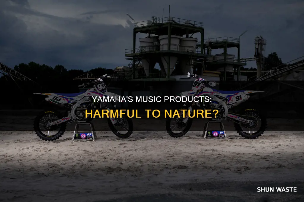 does yamaha pollute by making music products