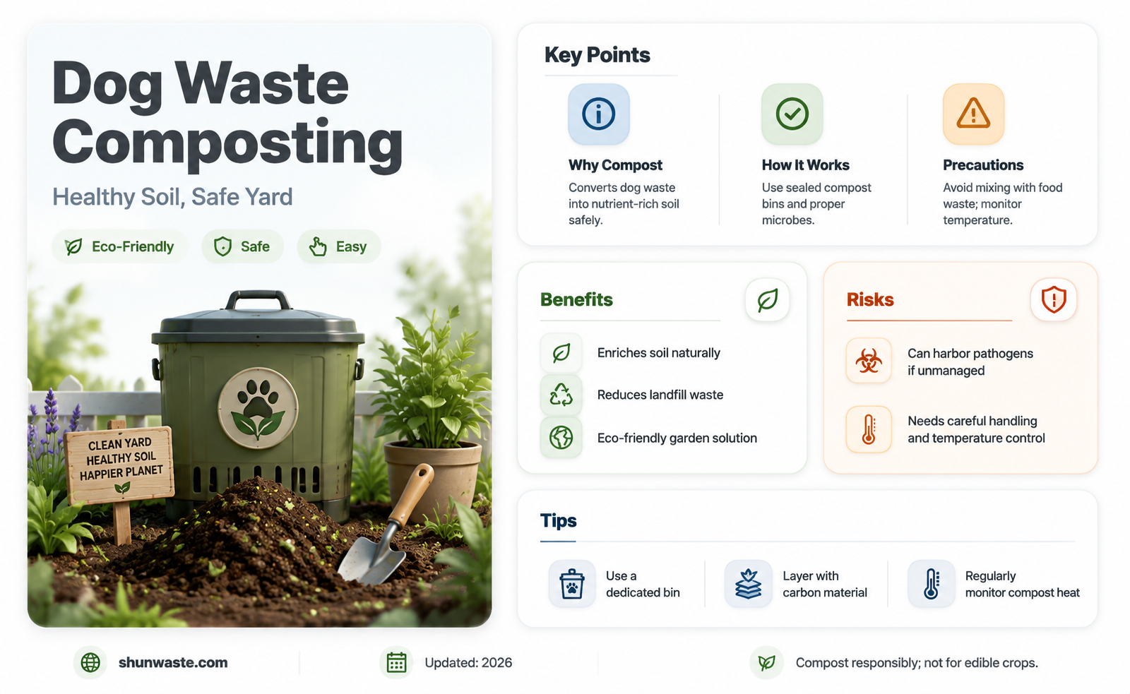are dog waste composters good for soil