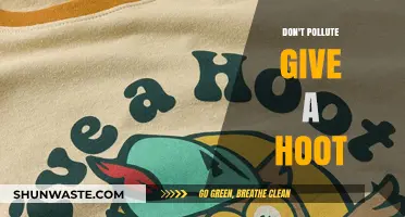 Keep Our Planet Clean: Don't Pollute, Give a Hoot!