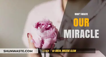 Don't Waste Our Miracle: Embracing the Gift of Life