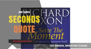 Seize Every Moment: The Power of 'Don't Waste Seconds