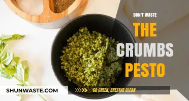 Savor Every Morsel: Pesto Perfection from Leftover Crumbs