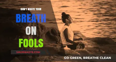 Don't Waste Your Breath: A Guide to Navigating Foolishness