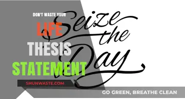 Seize the Day: Crafting a Compelling Thesis Statement for Your Life's Purpose