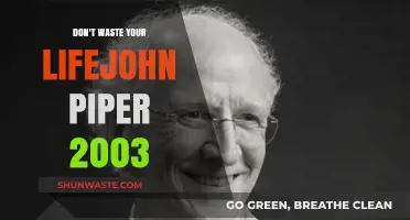 Maximizing Your Purpose: Insights from John Piper's 2003 Teachings