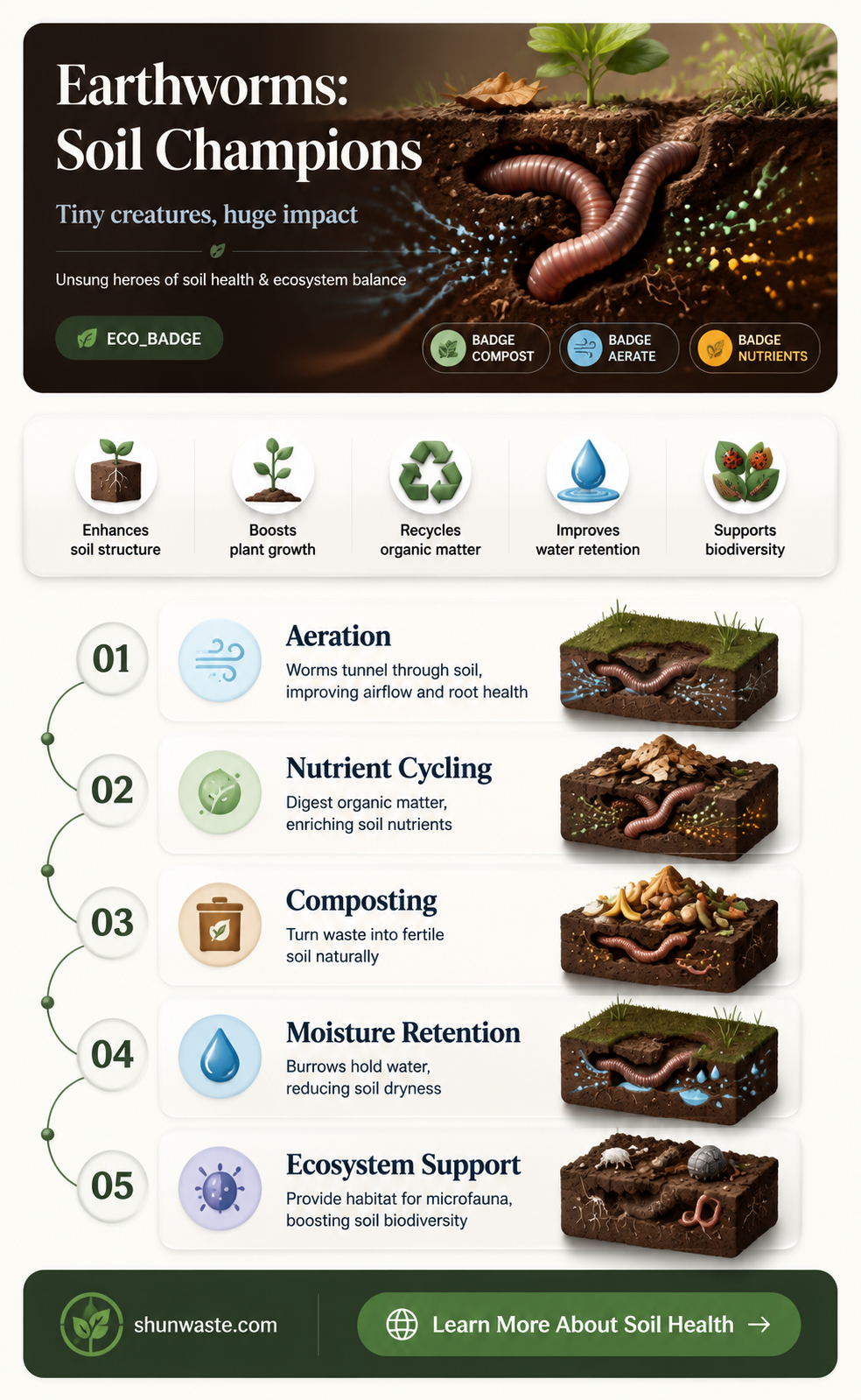are earthworms good for the environment