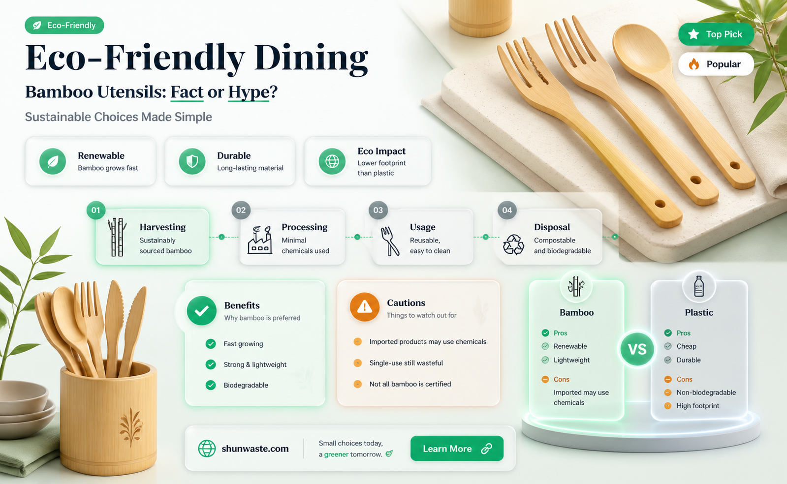 are bamboo utensils good for the environment