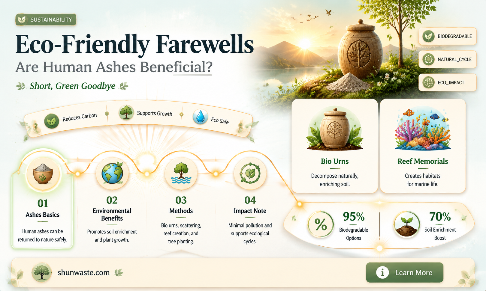are human ashes good for the environment