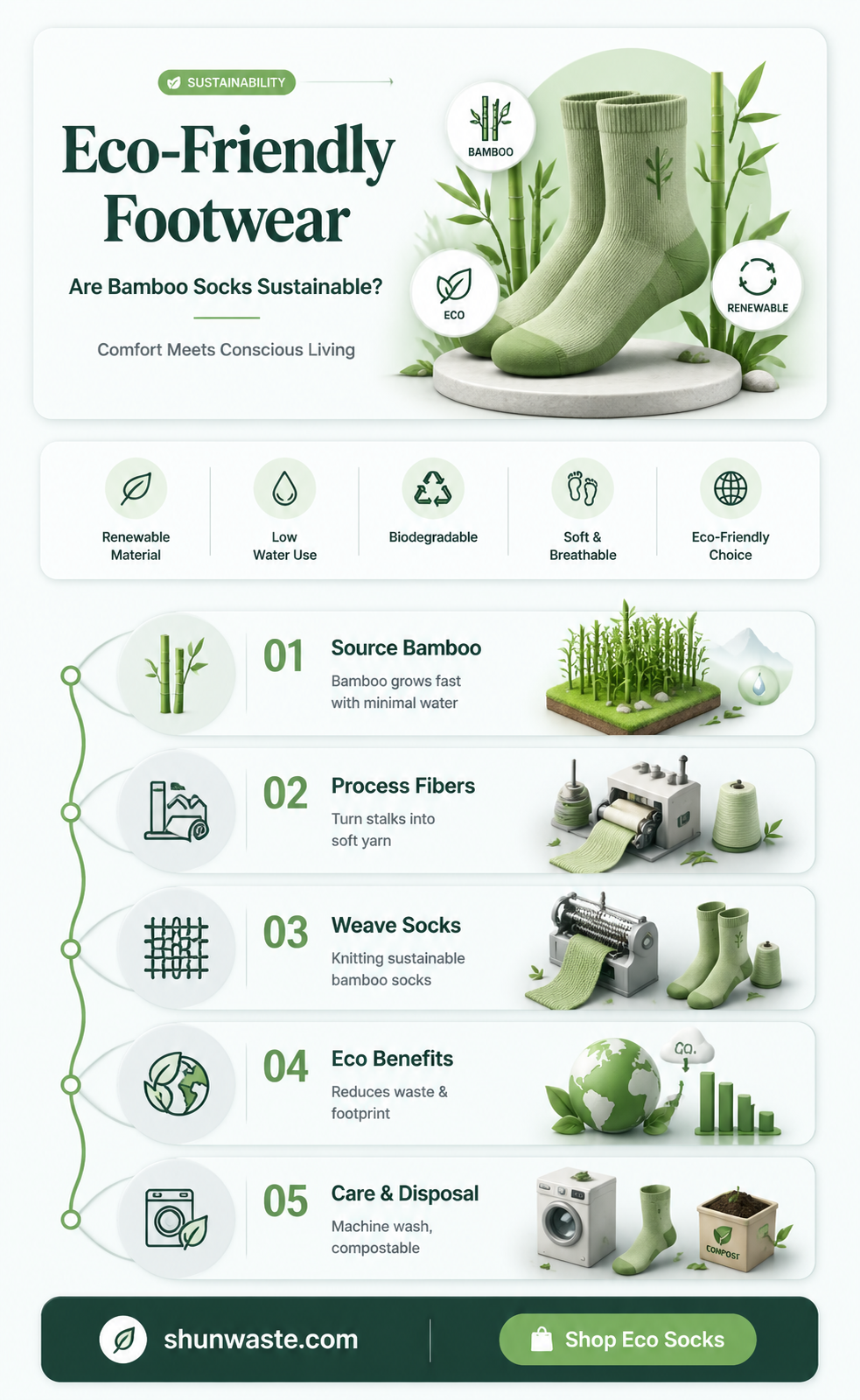 are bamboo socks good for the environment