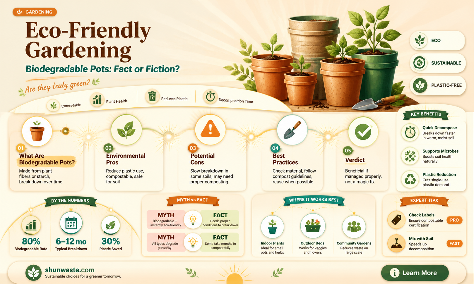 are biodegradable pots good for the environment