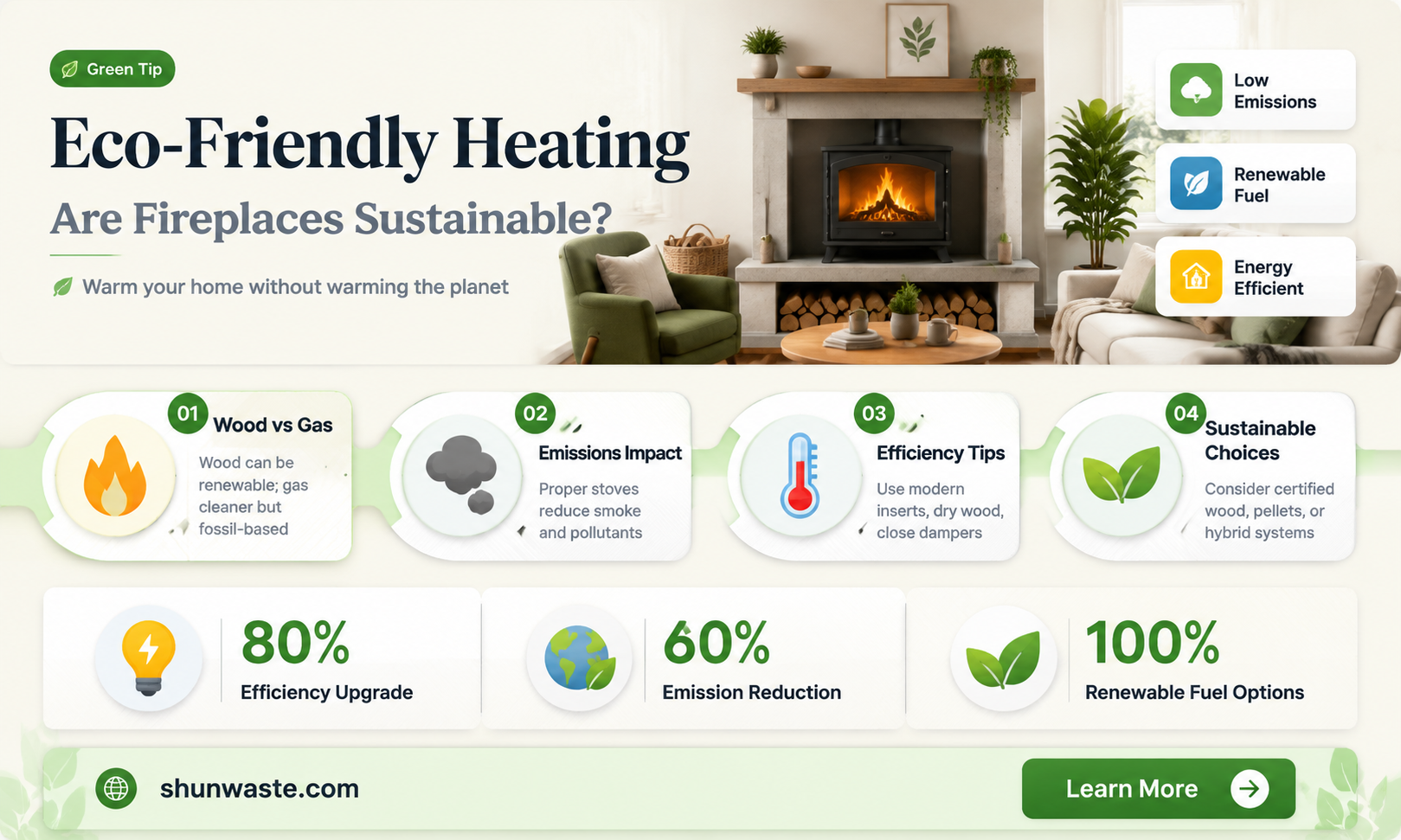 are fireplaces good for the environment