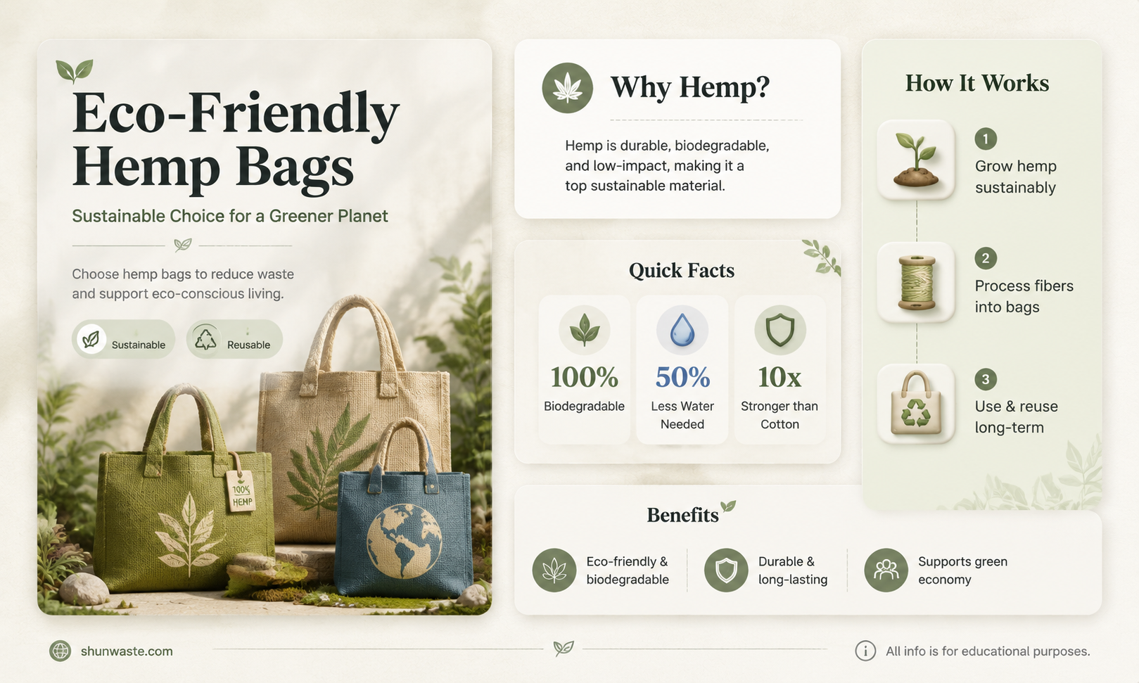 are hemp bags good for the environment