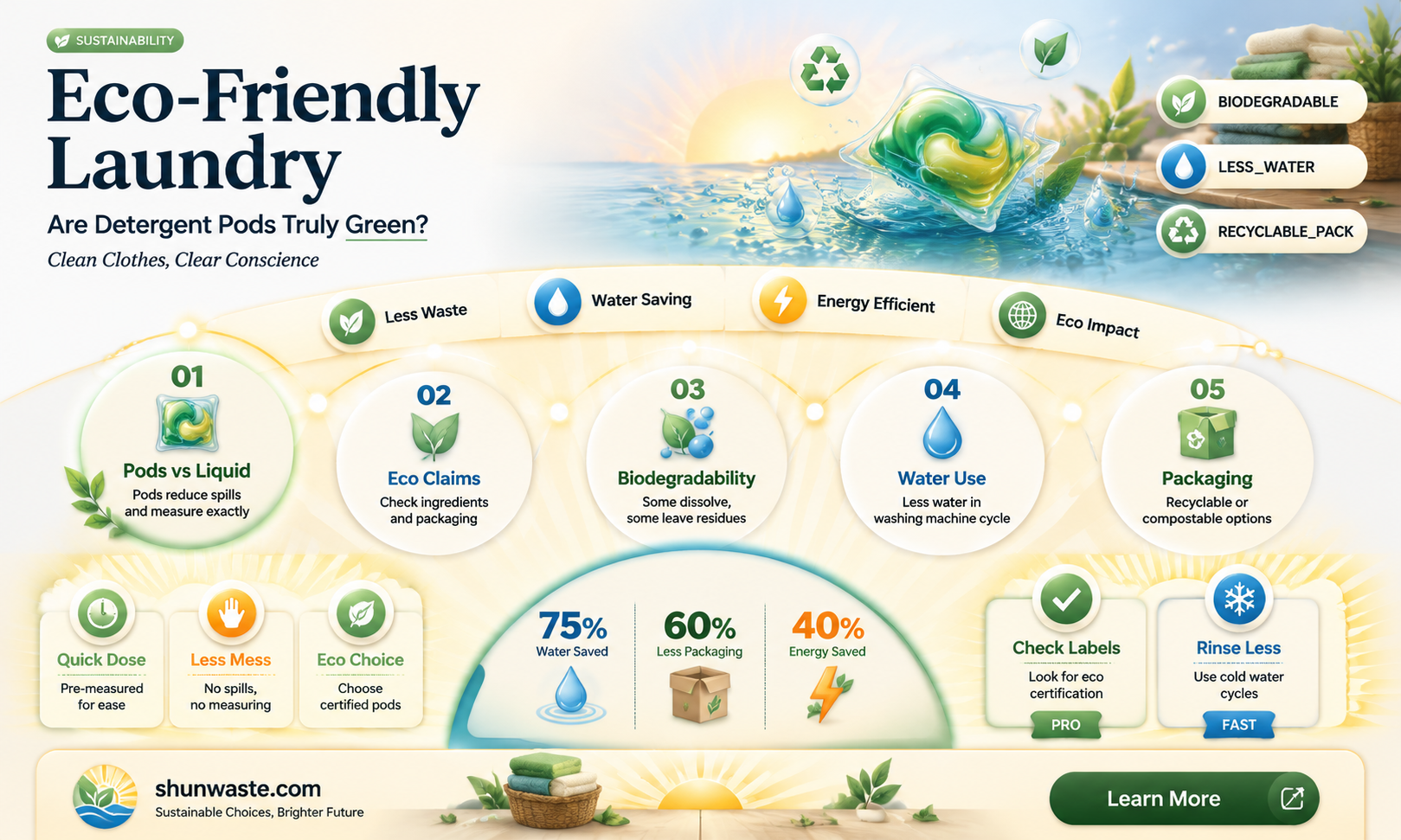 are detergent pods good for the environment