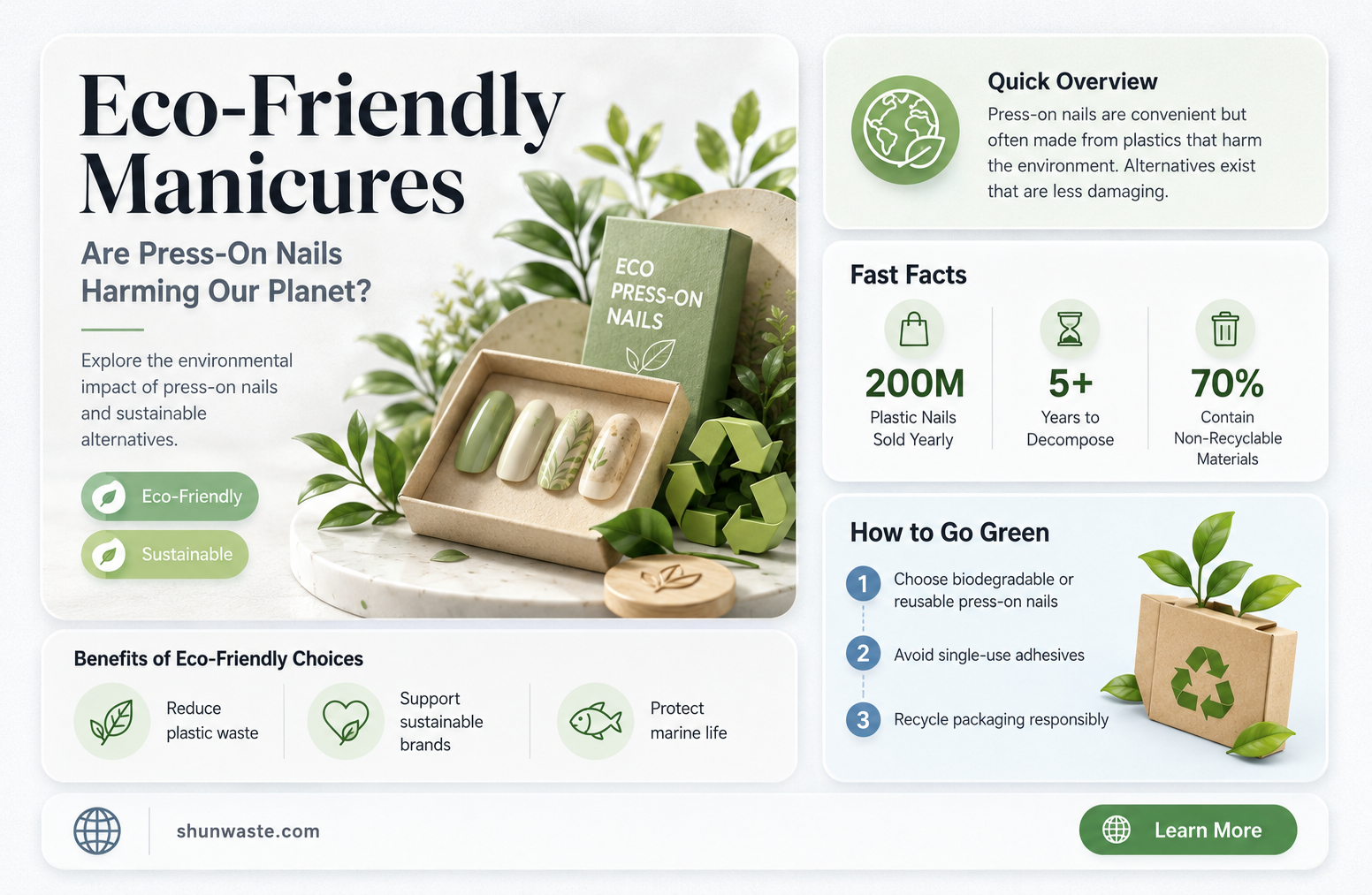 are press on nails bad for the environment