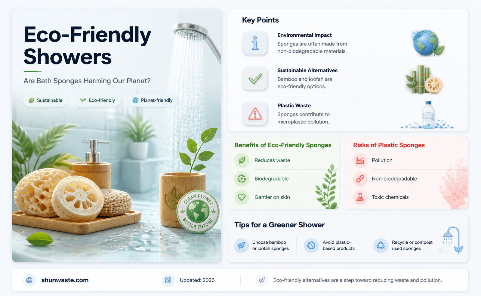 are bath sponges bad for the environment