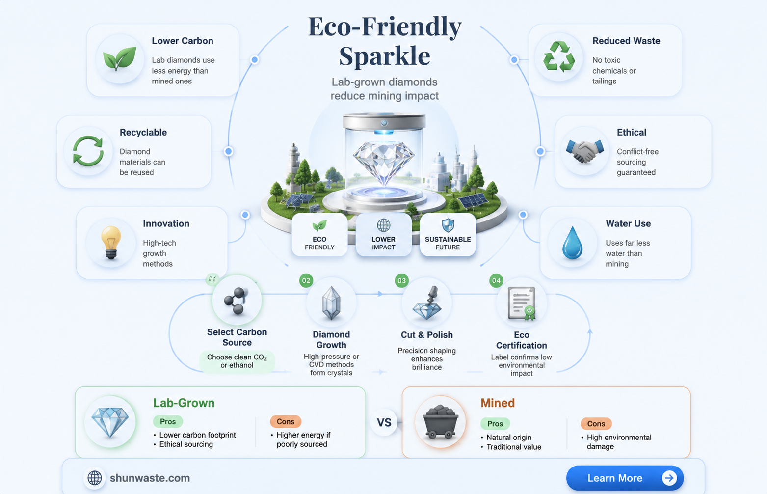 are lab grown diamonds good for the environment