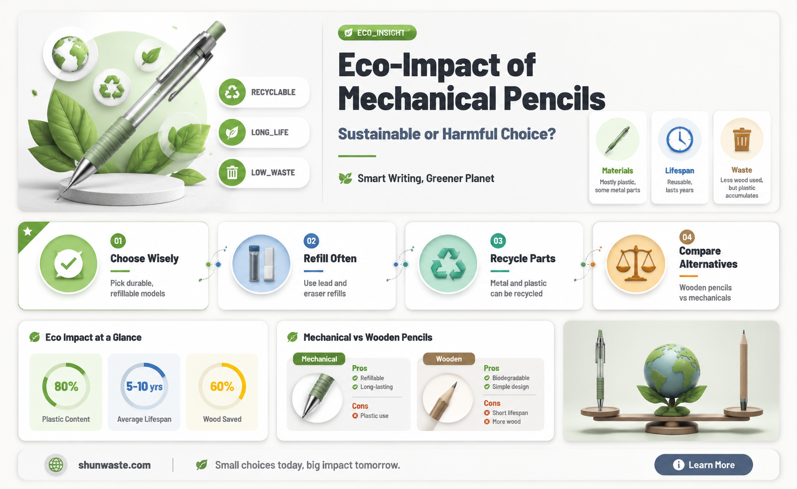 are mechanical pencils bad for the environment