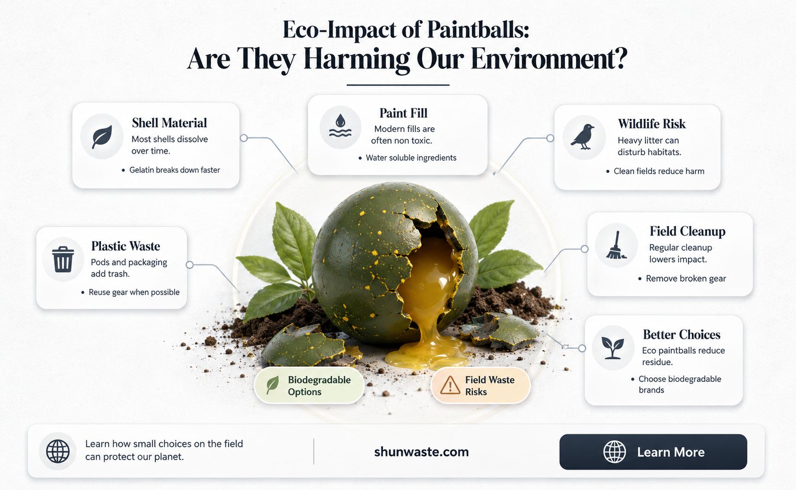 are paintballs bad for the environment