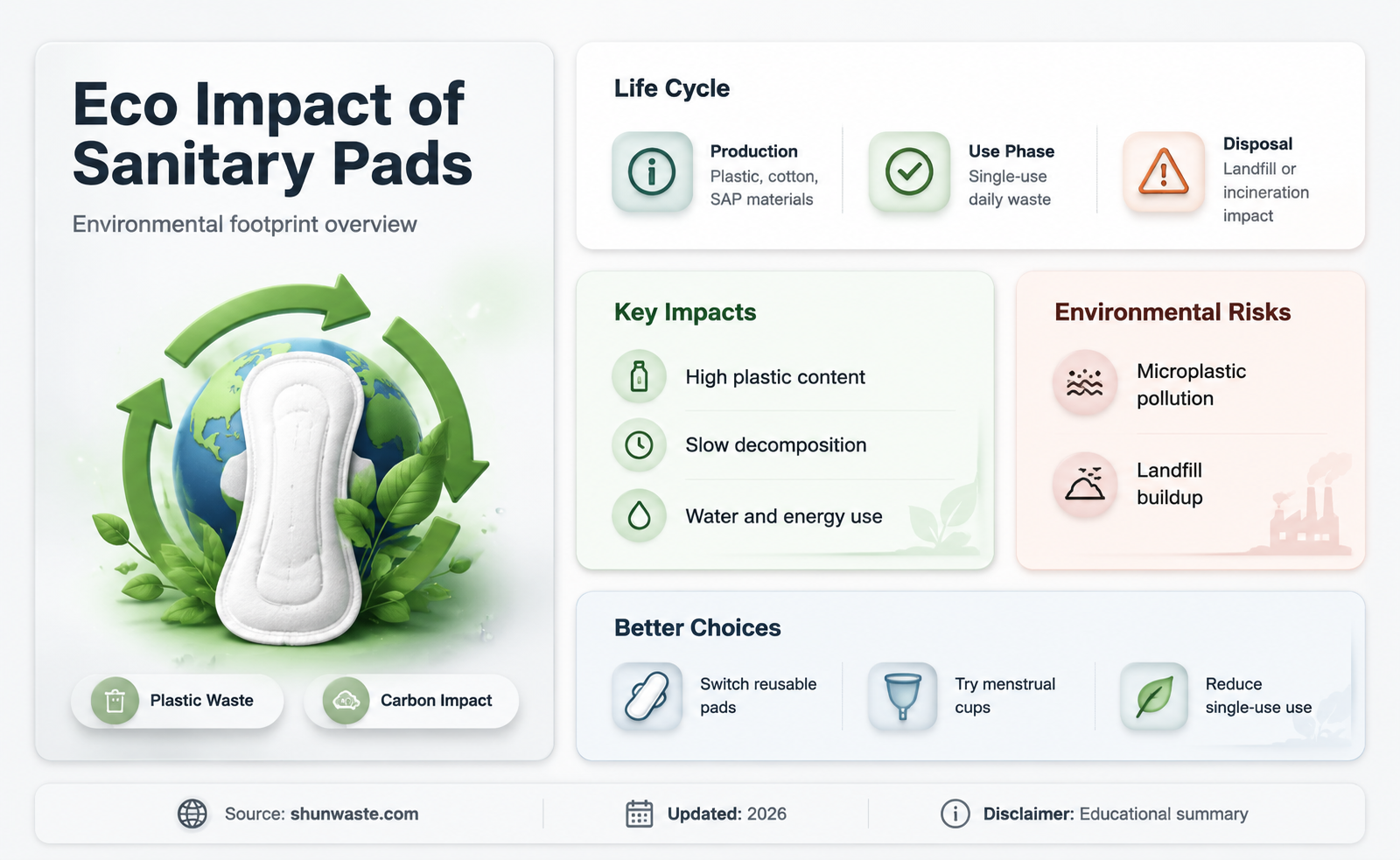 are sanitary pads bad for the environment