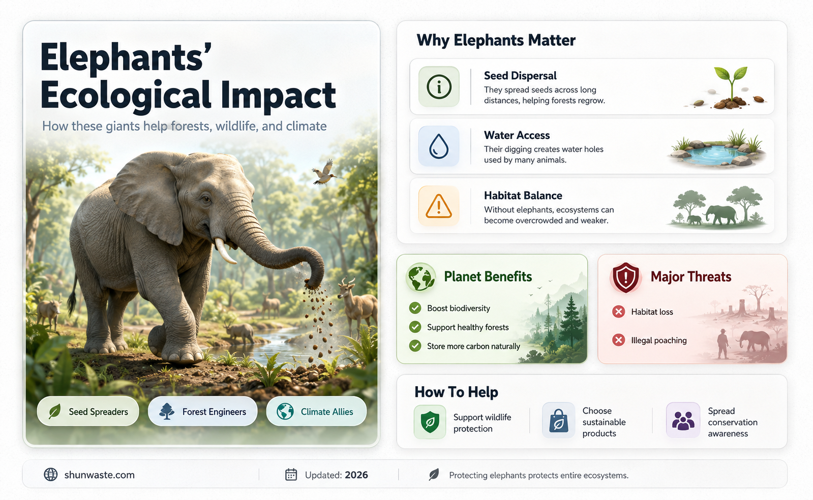 are elephants good for the environment