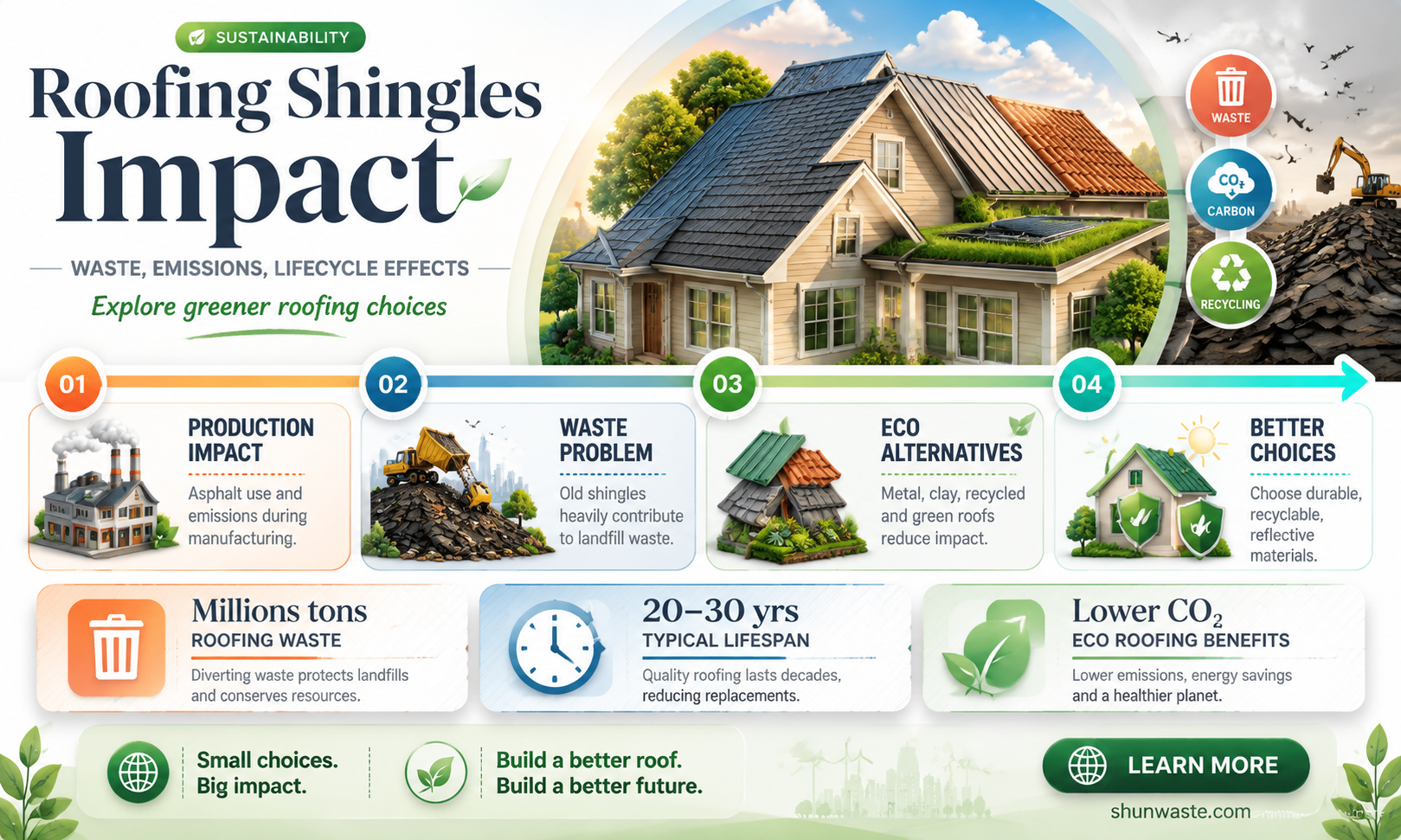 are roofing shingles bad for the environment