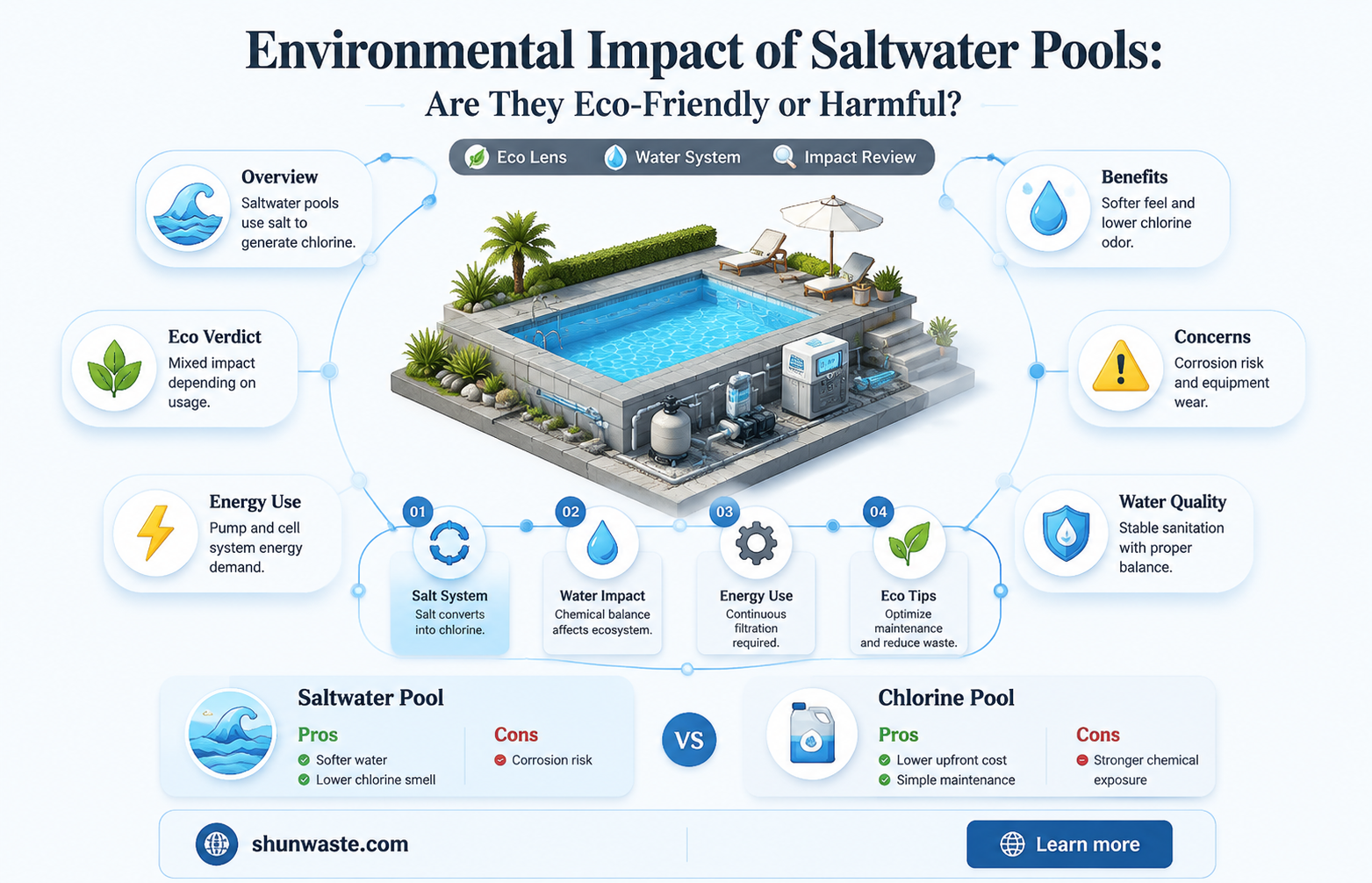 are salt water pools bad for the environment