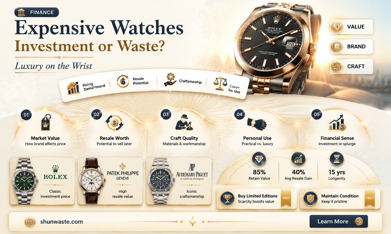 are expensive watches a waste of money