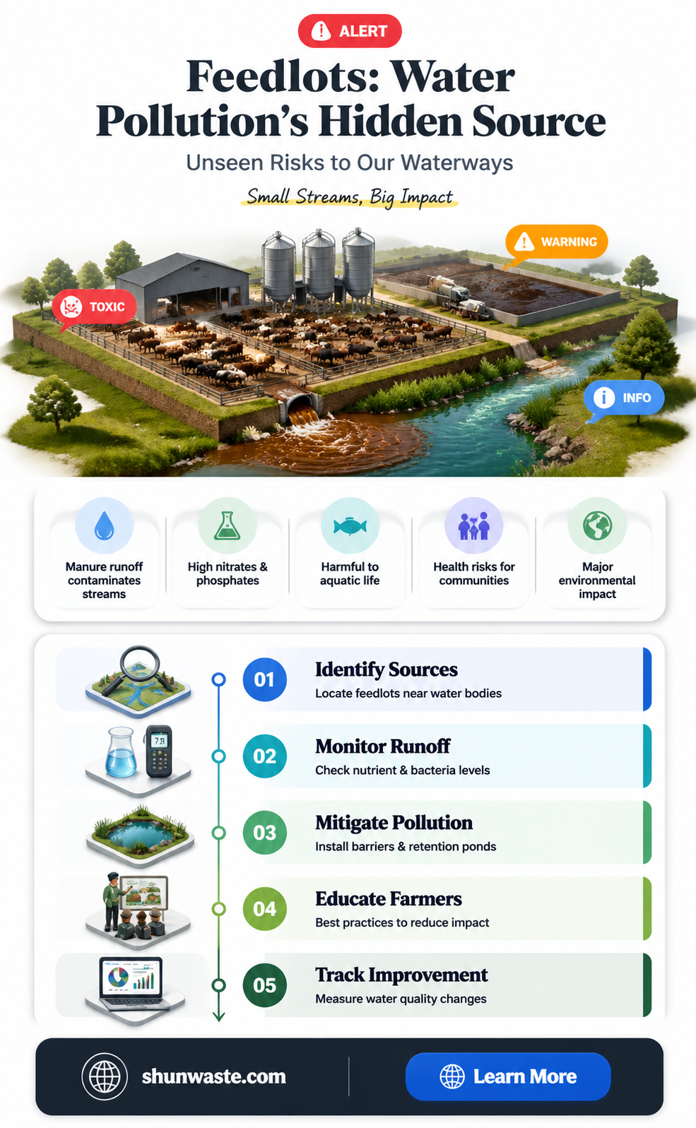 are animal feedlots a source of water pollution