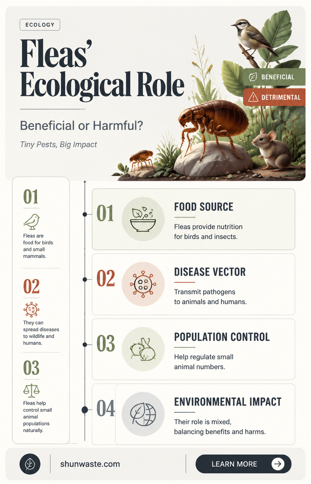 are fleas good for the environment