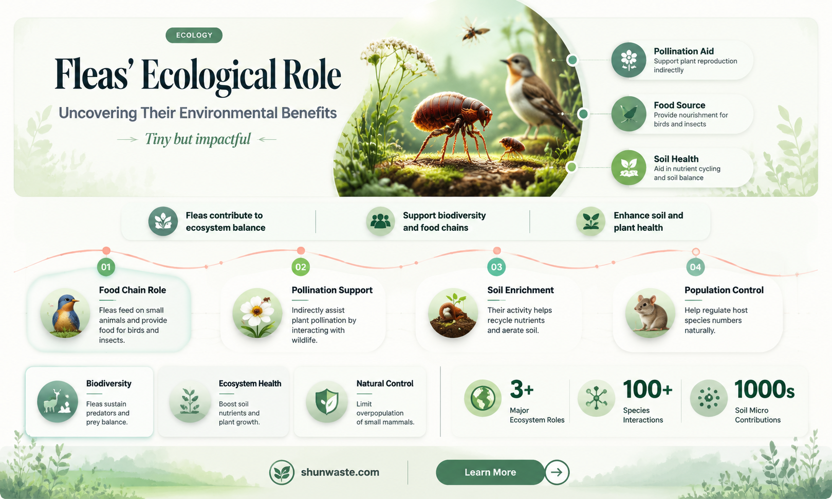 are fleas helpful to the environment