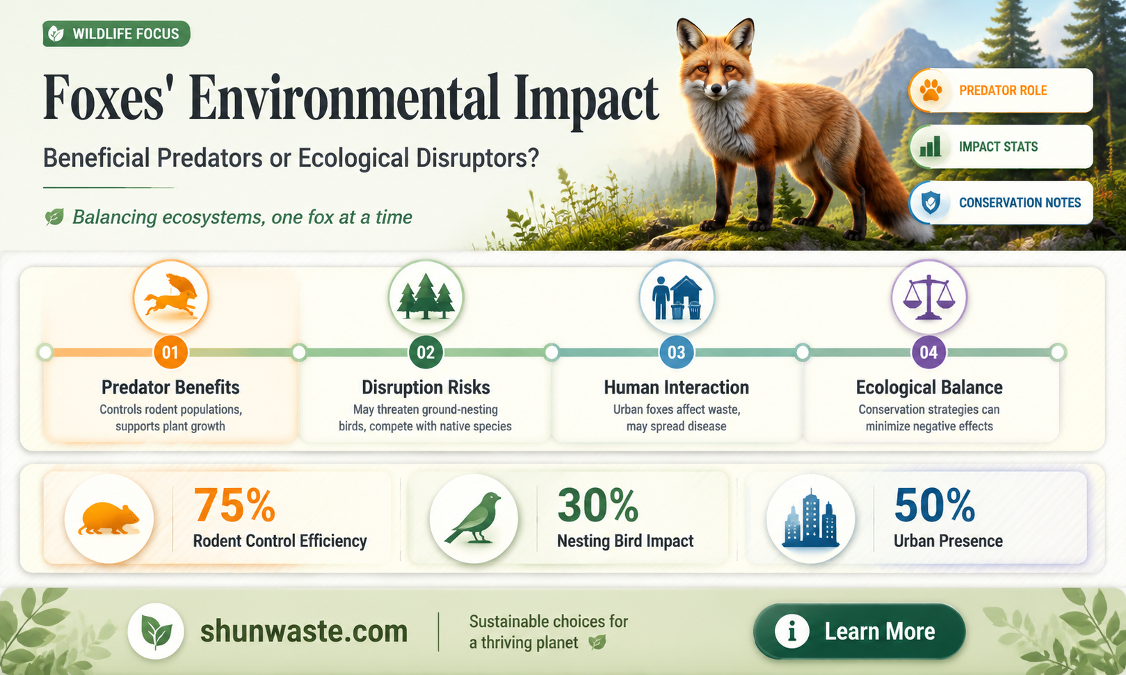 are foxes good for the environment