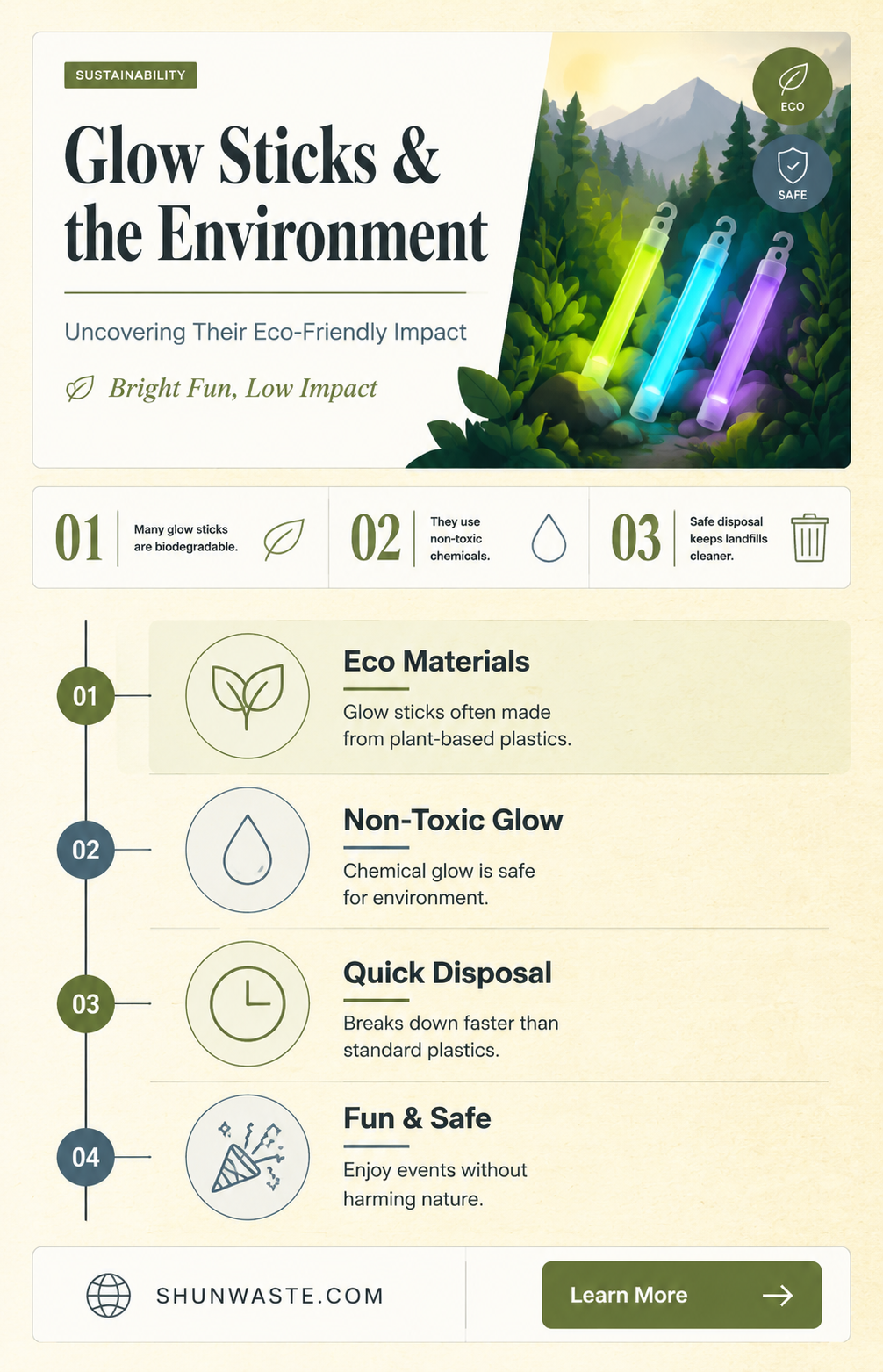 are glow sticks bad for the environment