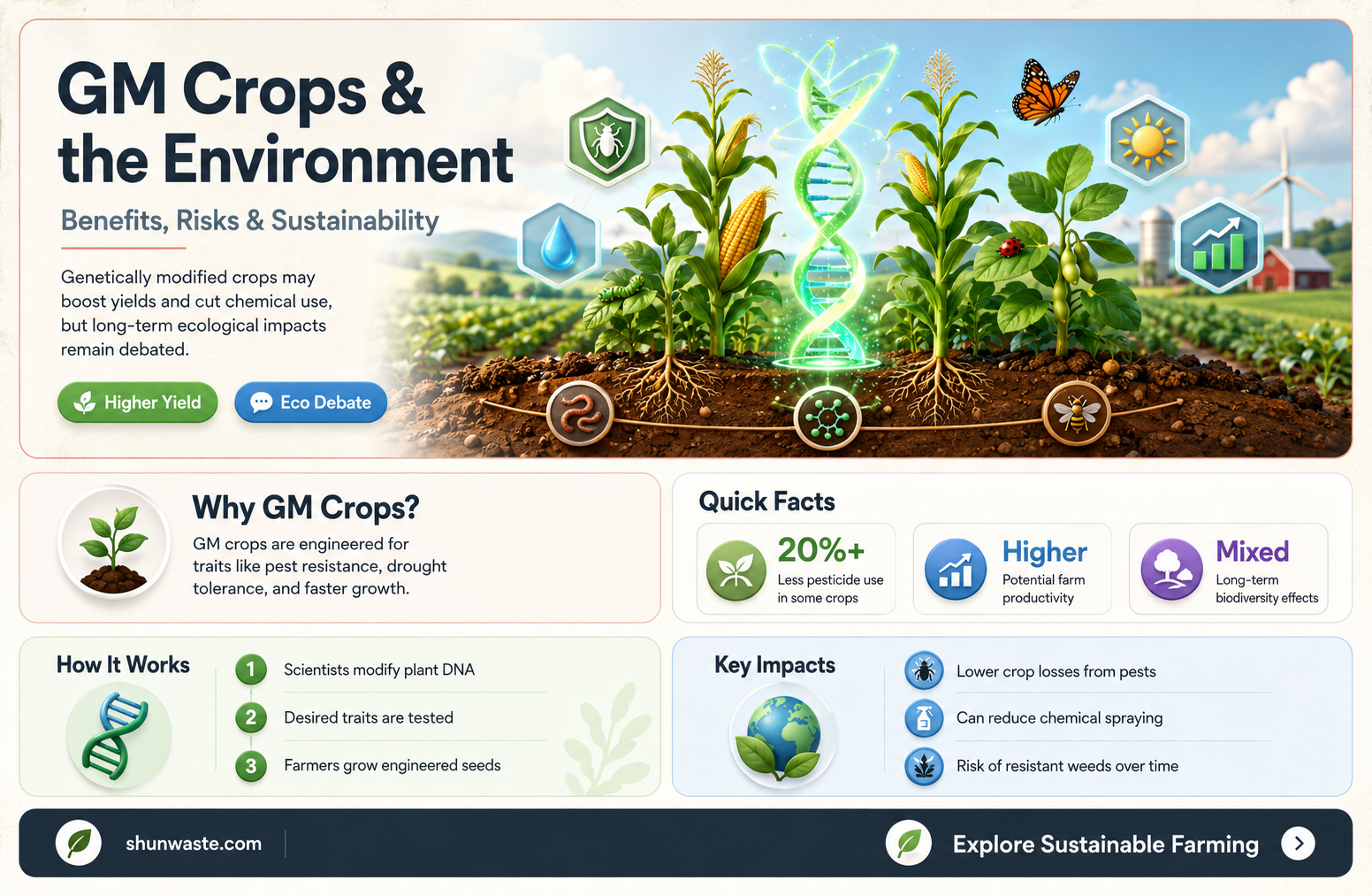 are gm crops good for the environment