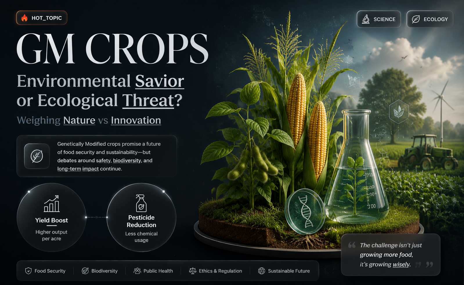 are gm cropa good for yhe environment