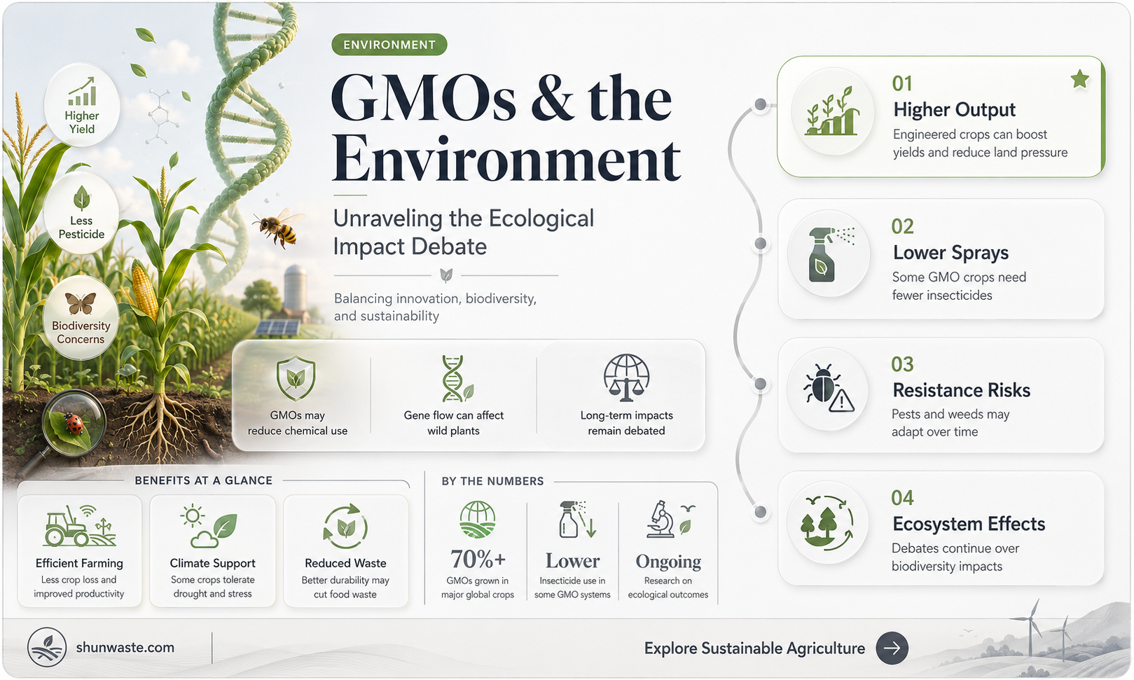 are gmos good or bad for the environment