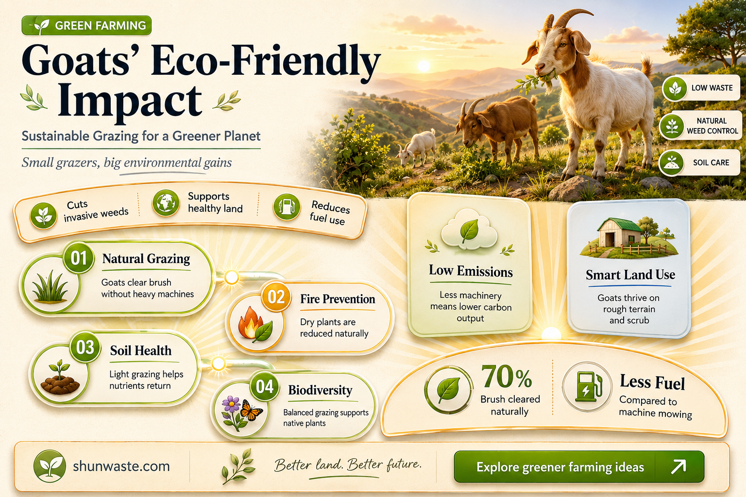 are goats good for the environment