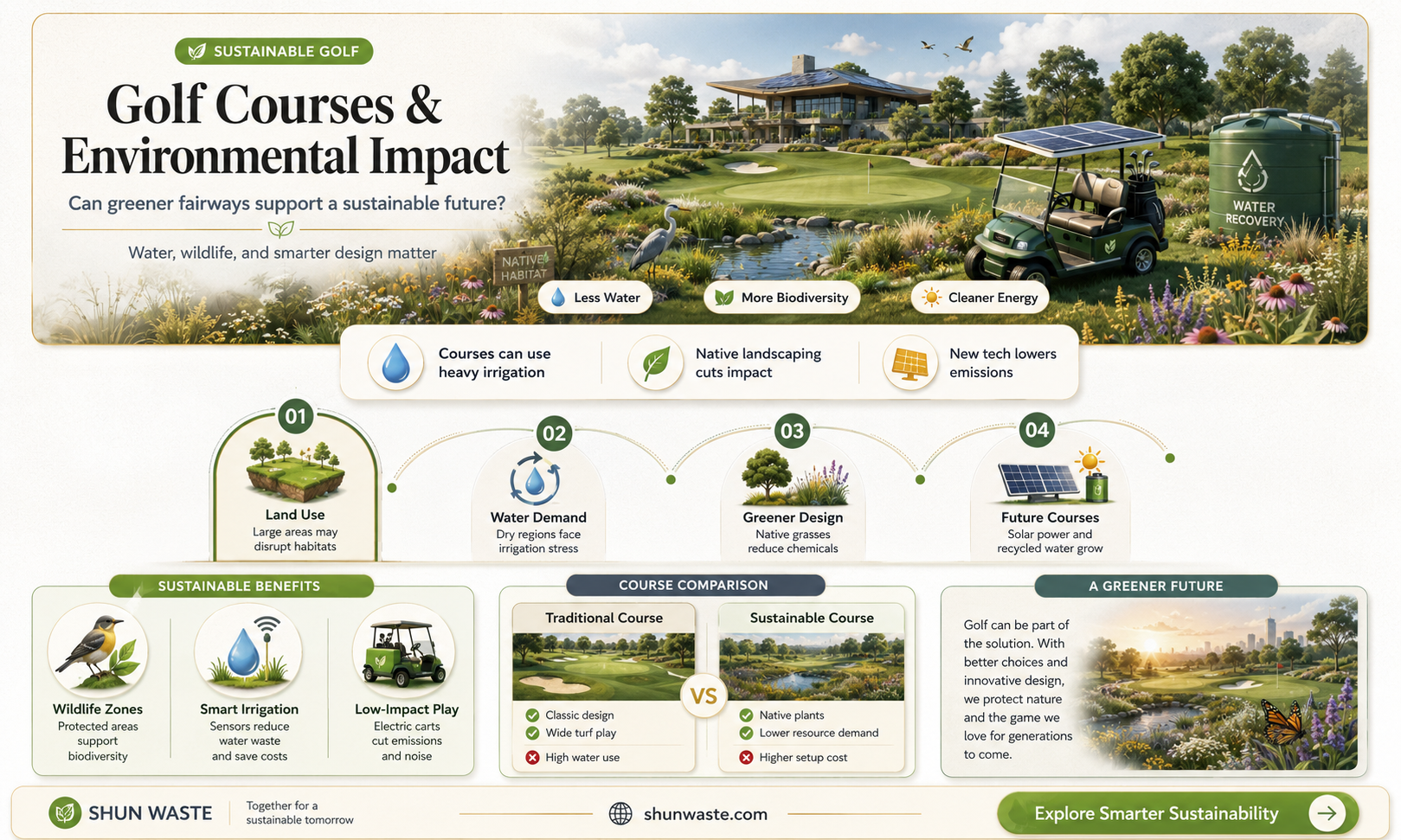 are golf courses bad for the environment