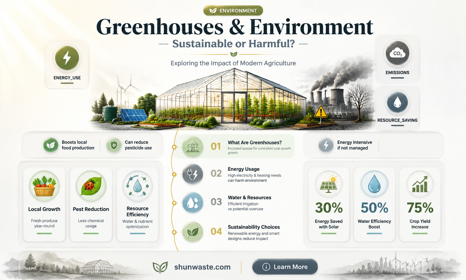 are greenhouses bad for the environment