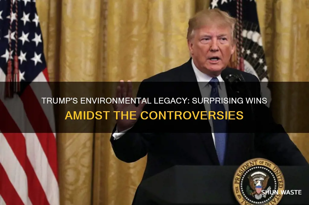 has trump done anything good for the environment