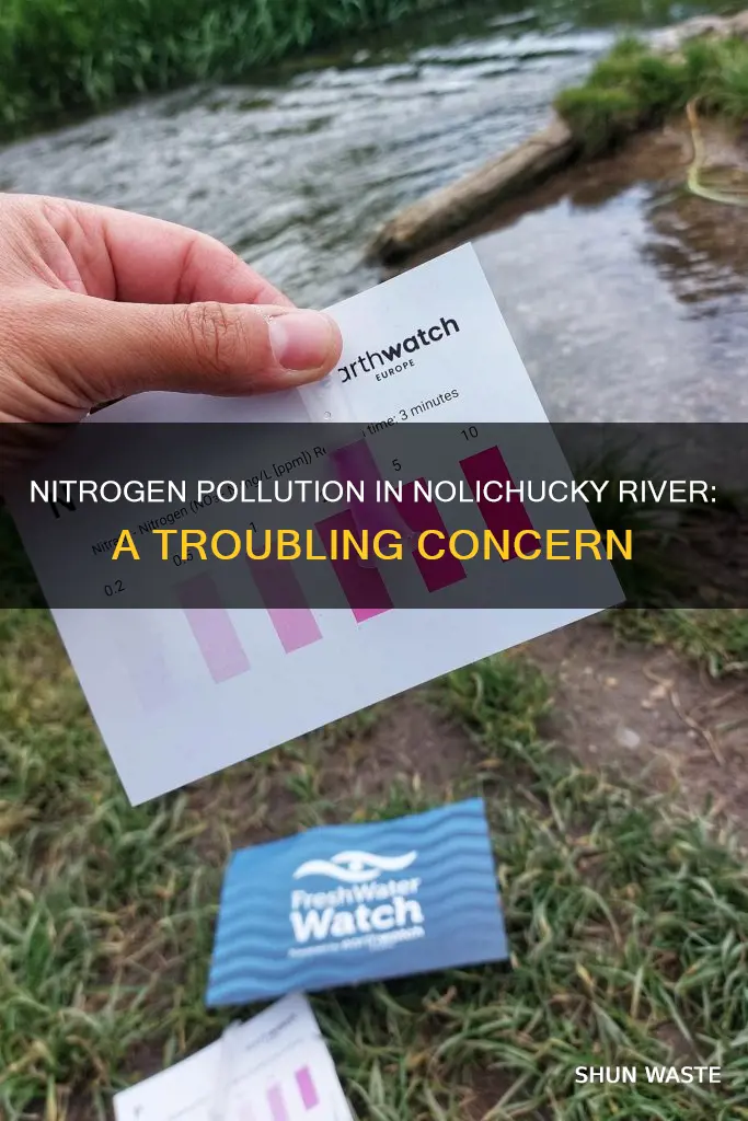 has us nitrogen polluted thee nolichucky river