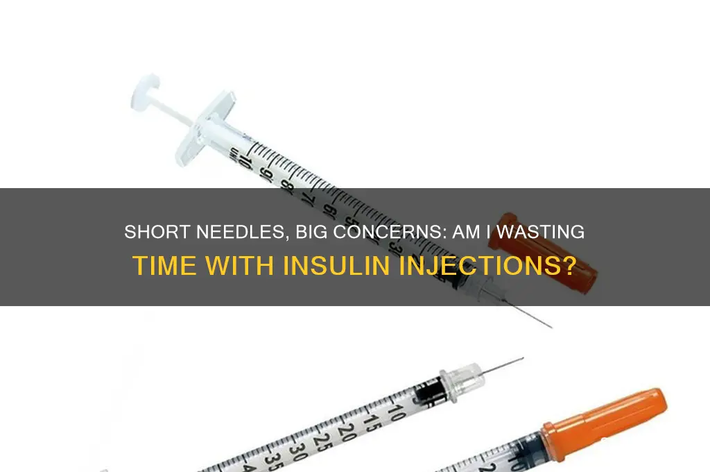 have i been wasting test with too short needles