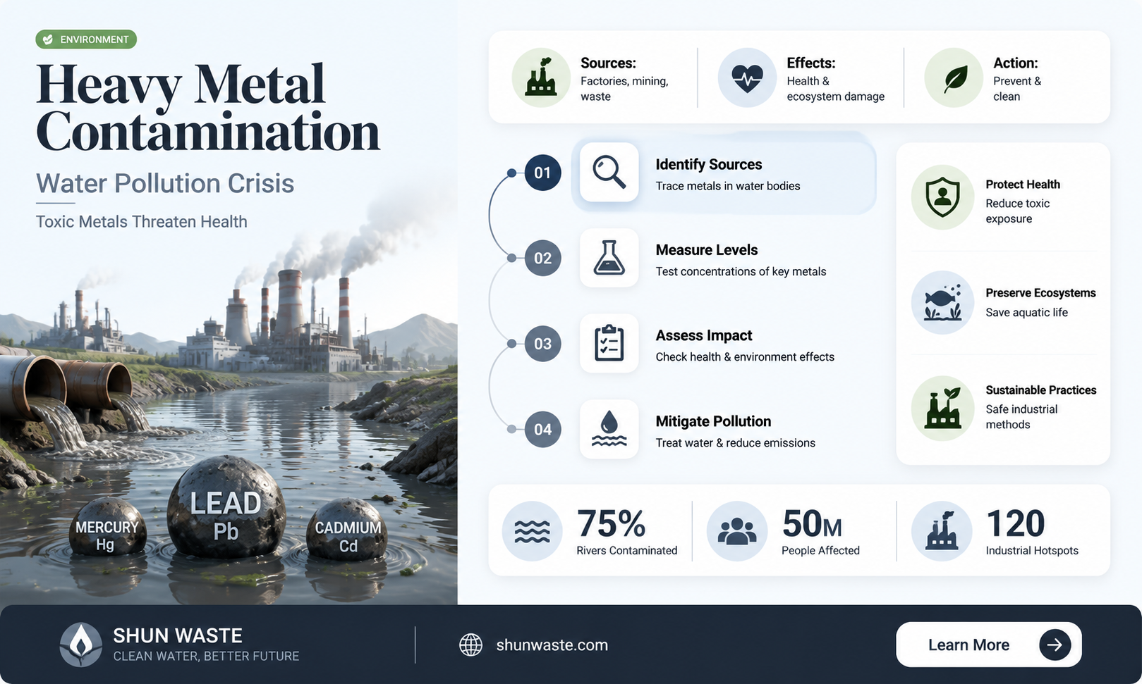 are heavy metals a type of water pollution