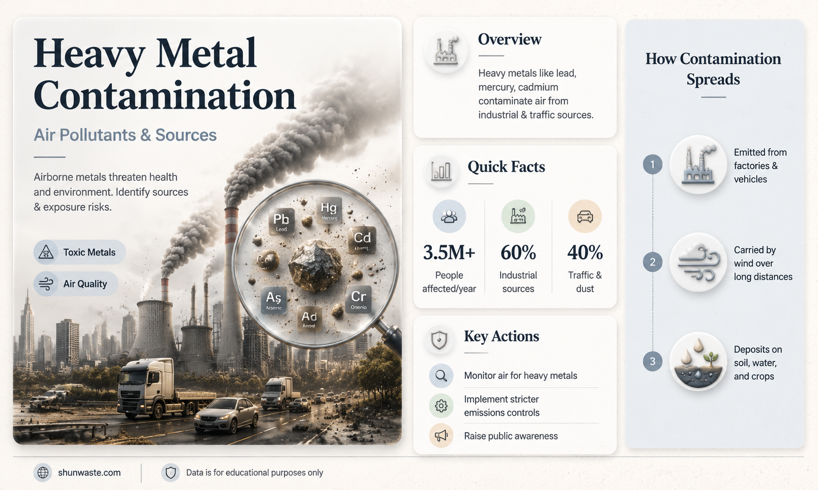 are heavy metalsoutdoor air pollutants list