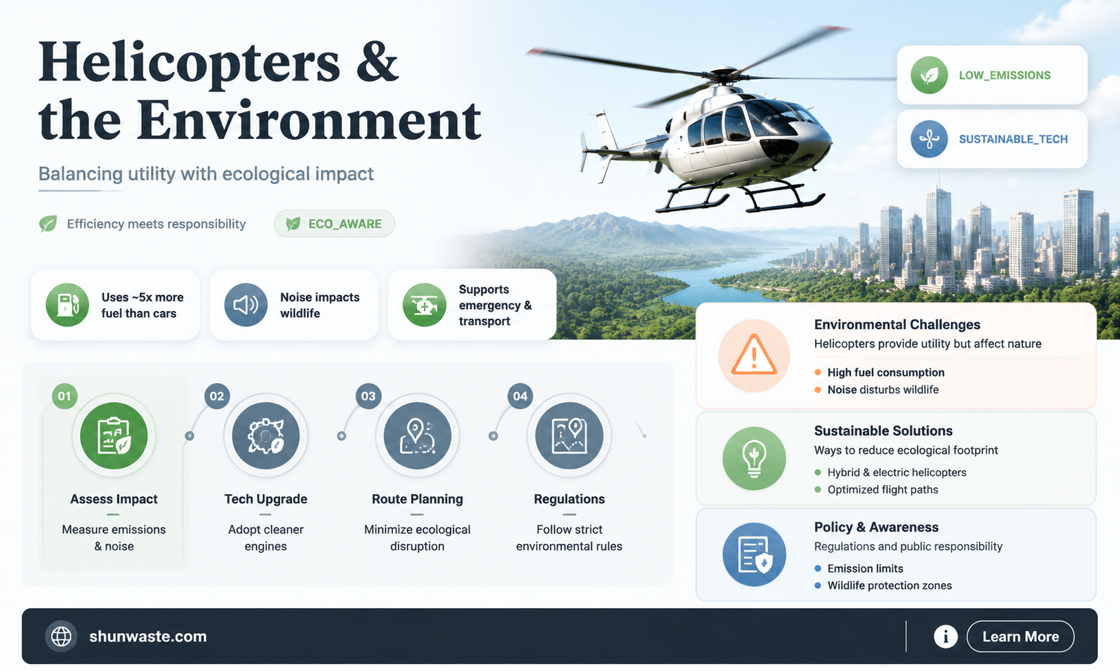 are helicopters good for the environment